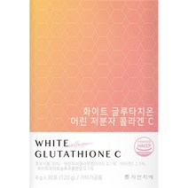 자연지애 화이트 글루타치온 어린 저분자 콜라겐C 4g x 30포, 120g, 1개