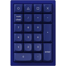 키크론 Q0 Frame RGB 핫스왑 적축 키패드, Keychron Q0 J1, 네이비 블루