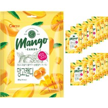 청우식품 망고캔디, 12개, 200g