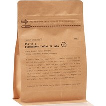 패밀리그라운드 올인원 식품첨가물 1종 타블렛 식기세척기세제 70p, 1개