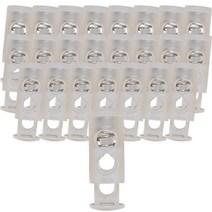 마스크 점퍼 끈조절 스토퍼, 반투명, 24개