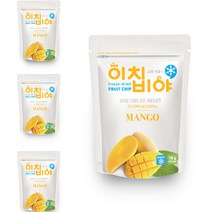 이치비야 동결건조 과일칩 망고 18g, 망고맛, 4개