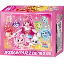 알쏭달쏭 캐치 티니핑 시즌 3 직소퍼즐 150pcs 프린세스 플로라 하트와 열쇠, 아이누리