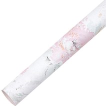 마켓감성 드림 예술 유화 꽃 포장지, 20매, 화이트