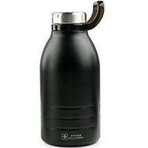 스위스밀리터리 보온보냉 플로우저그 OKK-TKF1900, FBK(터키블랙), 1900ml