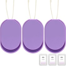 아로마푸딩 프리미엄 샤쉐 캡슐 방향제 캡슐케이스 퍼플 10g x 3p + 라벤더 향 캡슐 1ml x 3p 세트, 1세트, 허브향