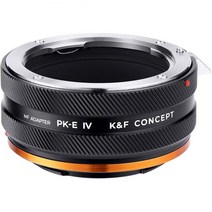 K&F CONCEPT 렌즈변환 어댑터 PK-E IV PRO 펜탁스 K 호환, 1개