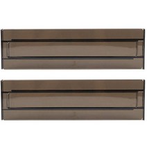 굿에스더 서랍 칸 분리대, 2개, 블랙