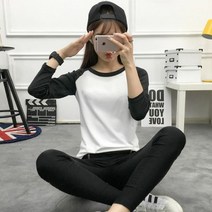 뮤즈엘 여성용 데일리 루즈핏 나그랑 티셔츠