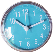 쓰리썬 방수 욕실시계, 블루