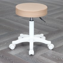 도리퍼니처 아듀 바퀴 의자, 03 화이트 브라운