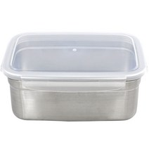 키친유 직사각 락스텐 밀폐용기 1.9L, 단품, 1개