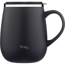 스테이24 코지핸드 머그컵, 460ml, 블랙
