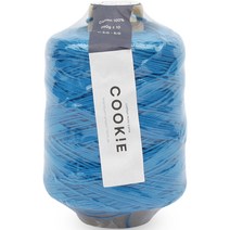 브랜드얀 쿠키코튼 미니콘, 아쿠아, 1개