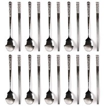 윌리브 국산 스텐 수저세트, 클로버, 숟가락 10p + 젓가락 10p