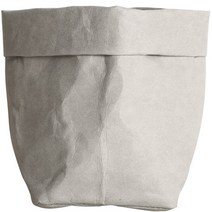 핫데이썸 다용도 방수 종이 화분 커버 페이퍼백, 그레이