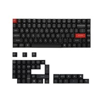 키크론 더블샷 PBT OSA 한영 교체용 키캡 풀 세트, 블랙, PBT-01