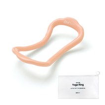 오짐 필라테스 종아리 마사지링 젠링 하드 요가링 하드, 핑크
