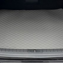 아이빌 4D 입체퀼팅 가죽트렁크매트, 디올뉴 그랜저 GN7 휘발유, 웜그레이