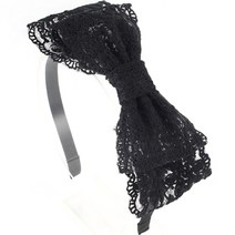 아랑로랑 레이디레이스 더블리본 머리띠 헤어밴드 하드형