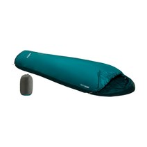 몽벨 구스다운 심리스 레귤러 다운허거 침낭 800 3 LXX 좌측지퍼, Green, 1개