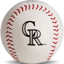 롤링스 MLB 어센틱 로고볼 콜로라도 로키스, 1개