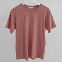 더보느 여성용 틴 모달 라운드 기본 반팔 티셔츠