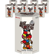 롯데제과 화이트쿠키 빼빼로 과자 9p, 132g, 9개