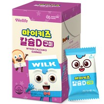 대상웰라이프 마이키즈 칼슘D 구미 60p, 240g, 1개