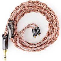 리퀴드링스 콘티 커스텀 이어폰 케이블 MMCX 3.5mm, 혼합색상