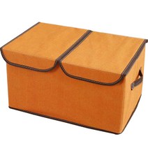 대형 의류 장난감 보관상자, 오렌지, 1개