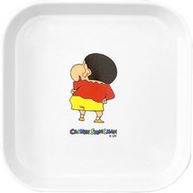 짱구는못말려 사각 앞접시, 혼합색상, 1개