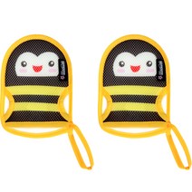 마니또 쥬쥬 유아 목욕장갑 키즈, 비, 2개