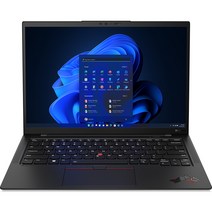 레노버 2022 씽크패드 X1 카본 14, Black, 코어i7, 1TB, 32GB, WIN10 Pro, 21CB001WKR