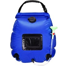 휴대용 샤워 가방 20L, 블루, 1개