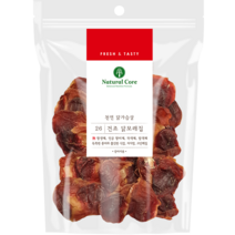 네츄럴코어 강아지 천연 닭가슴살 건조 닭모래집 간식, 120g, 1개