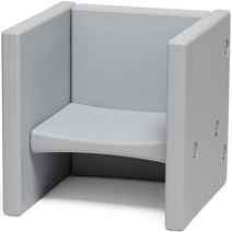 에듀플레이 아동용 다기능 스마트 큐브의자, 그레이