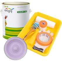 삼화페인트 아이생각 친환경 수성내부 프로 4L 페인트 도구세트, 라벤다드림, 4000ml, 1개
