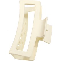 아이코어스 대형 헤어 집게핀, 아이보리, 1개