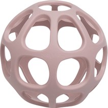 베이비온리 유아용 실리콘 치발기볼, 핑크