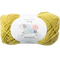 yarna 애니울 뜨개실, 206 올리브, 1개