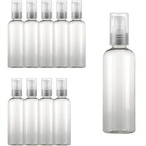 화장품 에센스 오일 공병 용기 100ml, 투명(캡), 10개