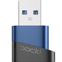 투키 퓨쳐모던 C타입 to USB-A 3.0 OTG 젠더 블루, TZJTCA-JG03
