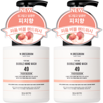더블유드레스룸 퍼퓸 버블 핸드워시 49 피치블러썸, 300ml, 2개