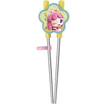 르번 알쏭달쏭 캐치티니핑 퐁당핑 양손 교정 젓가락, 혼합색상, 1개