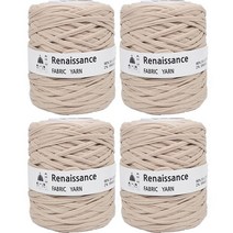 yarna 패브릭얀 르네상스 뜨개실 500g, 1 베이지, 4개