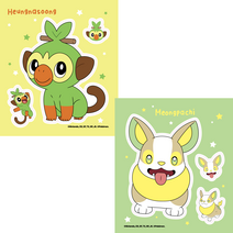 아이러브페인팅 포켓몬스터 DIY CUBIC 데코스티커, 흥나숭과 멍파치, 1세트