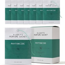 더스윗홈 올웨이즈 퍼퓸 사쉐 옷장 방향제 본품 피톤치드 8p, 80g, 1개