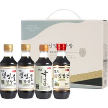 신앙촌 양조 생명물 간장 500ml x 2p + 깔끔한 국간장 500ml + 1급 진간장 500ml 선물 세트 레드K 4-3호, 1세트