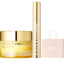 아이소이 코어 탄력 크림 EX 35ml + 괄사 앰플 스틱 15ml + 쇼핑백 세트, 1세트